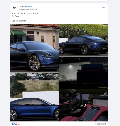 More information about "Porsche Taycan Turbo S 2020 | Dazu"