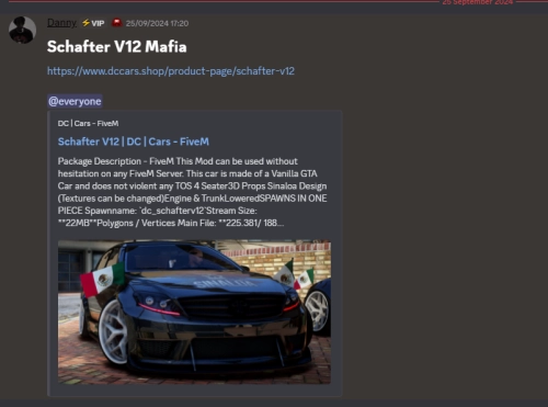 More information about "Schafter V12 Mafia | DC (Dominatrix Cars)"