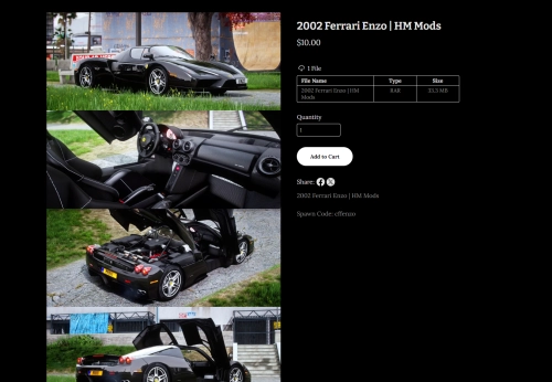 More information about "2002 Ferrari Enzo | HunnyMeena"