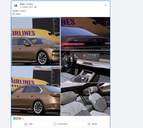 More information about "BMW I7 2023 | Dazu"