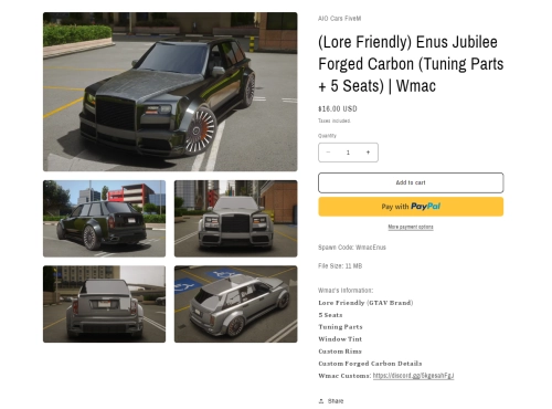 More information about "Enus Jubilee Forged Carbon  | Wmac"