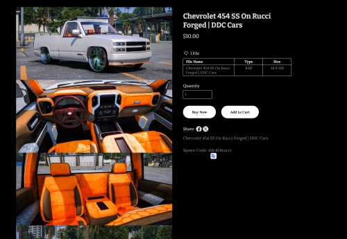 More information about "Chevrolet 454 SS On Rucci Forged | DDC Cars"