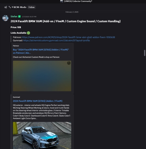 More information about "2024 Facelift BMW X6M  | Alchemist/KCMods"