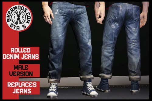More information about "BikerMods Rolled Jeans | EUP"