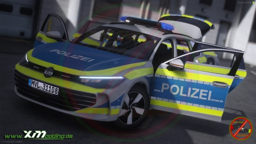 More information about "X-Modding Passat B9 Polizei Mecklenburg-Vorpommern (MVL) V1.0.0 [ELS][2D Logo]"