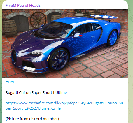 More information about "Bugatti Chiron Sport Ultimate | OYC"