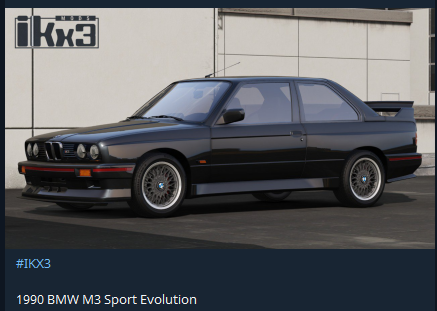 More information about "BMW M3 Evolution | IKX3"