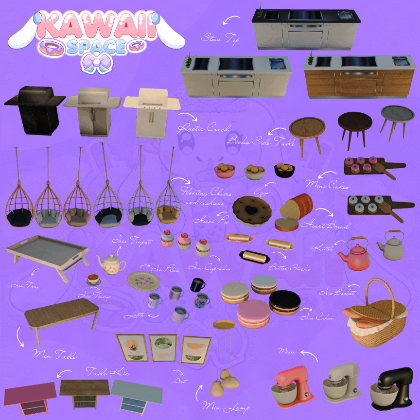 More information about "kawaii-space | 𝙈𝙚𝙜𝙖 𝙁𝙪𝙧𝙣𝙞𝙩𝙪𝙧𝙚 𝙋𝙖𝙘𝙠 - 500 𝙋𝙧𝙤𝙥𝙨"
