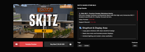 More information about "Skitz Store || Shoes Store Fivem MLO by FWB Studio Fully Clean And ByPass"