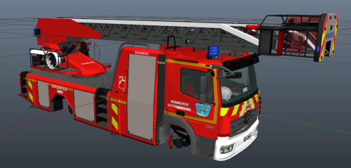 More information about "European fire truck package"