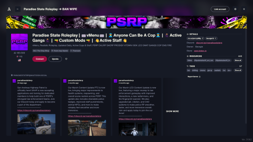 More information about "Paradise State Roleplay"