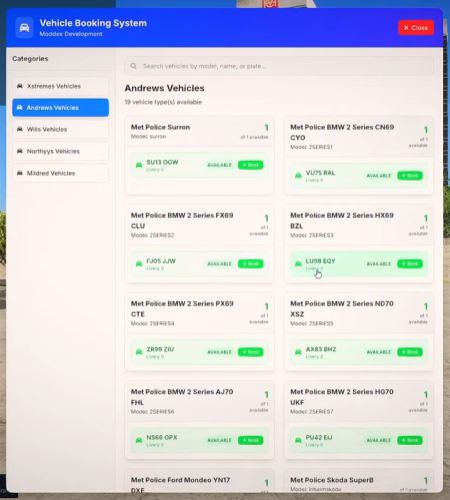 More information about "Moddex Vehicle Booking System"