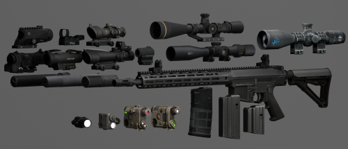More information about "Fluffy's Mods Modular SR25 Rifle SINGLEPLAYER ONLY"
