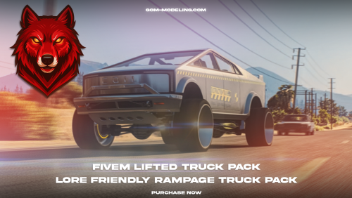More information about "12 Lifted Trucks "RAMPAGE" Pack 1 | GOM"