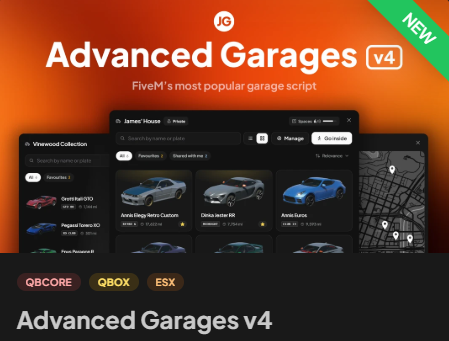 More information about "[Decrypted] JG Advanced Garages v4 | QBCore | Qbox | ESX"